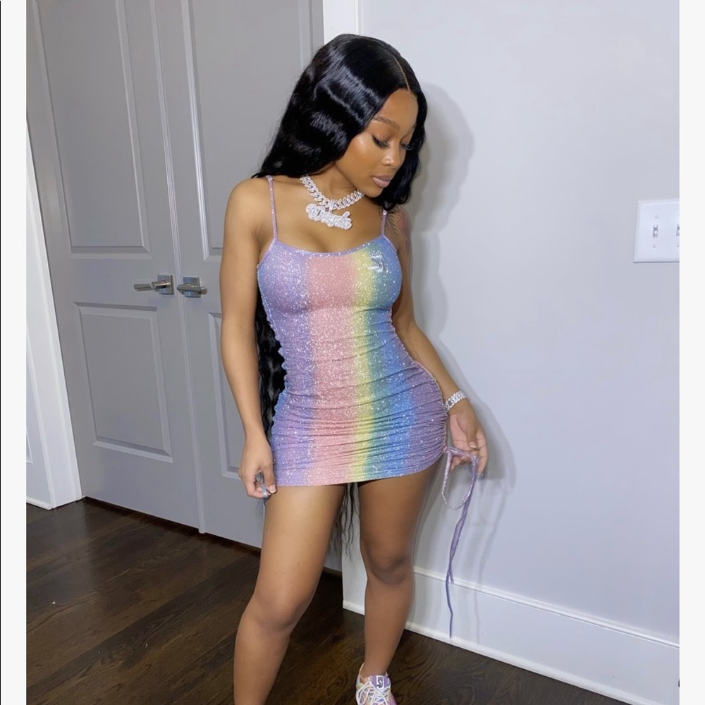 Shane Justin “Rainbow Dress” w/ tags